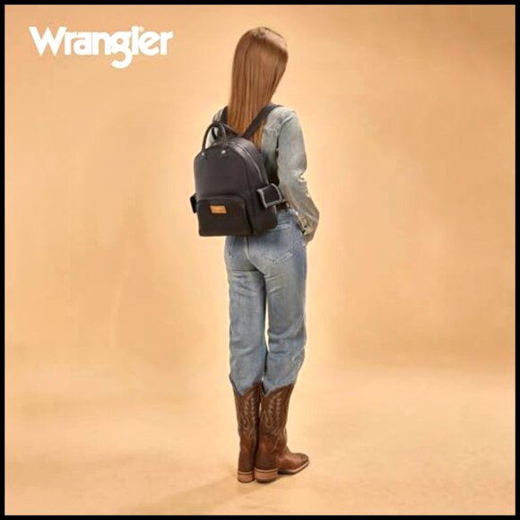 Faux Leather Backpack Purse with Adjustable Strap and Top Handle